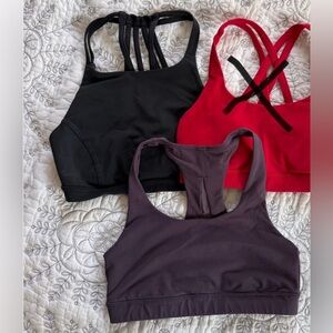 TWO lululemon athletica Sports Bras - Black and Purple